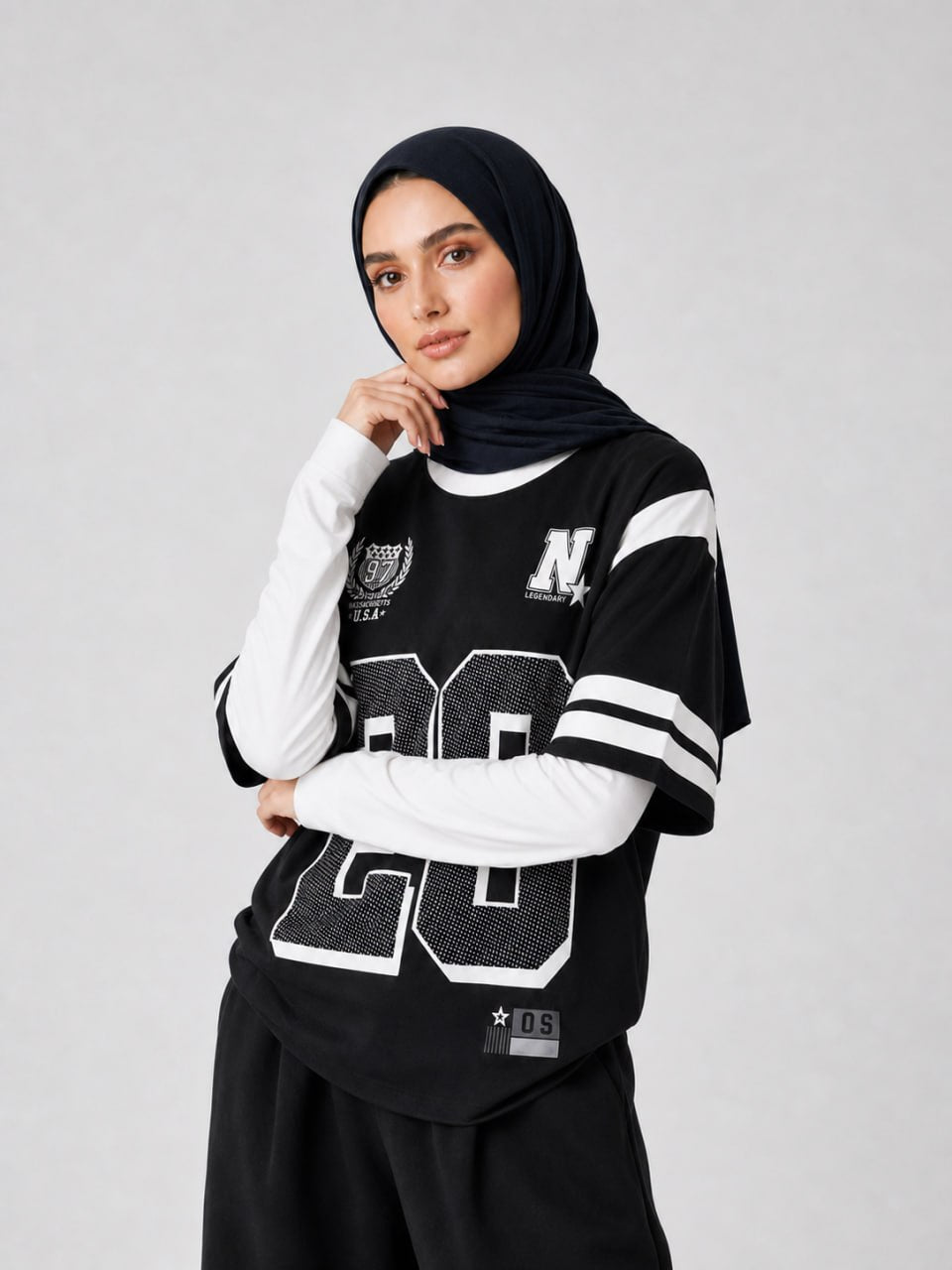 28 T-Shirt For Women Black