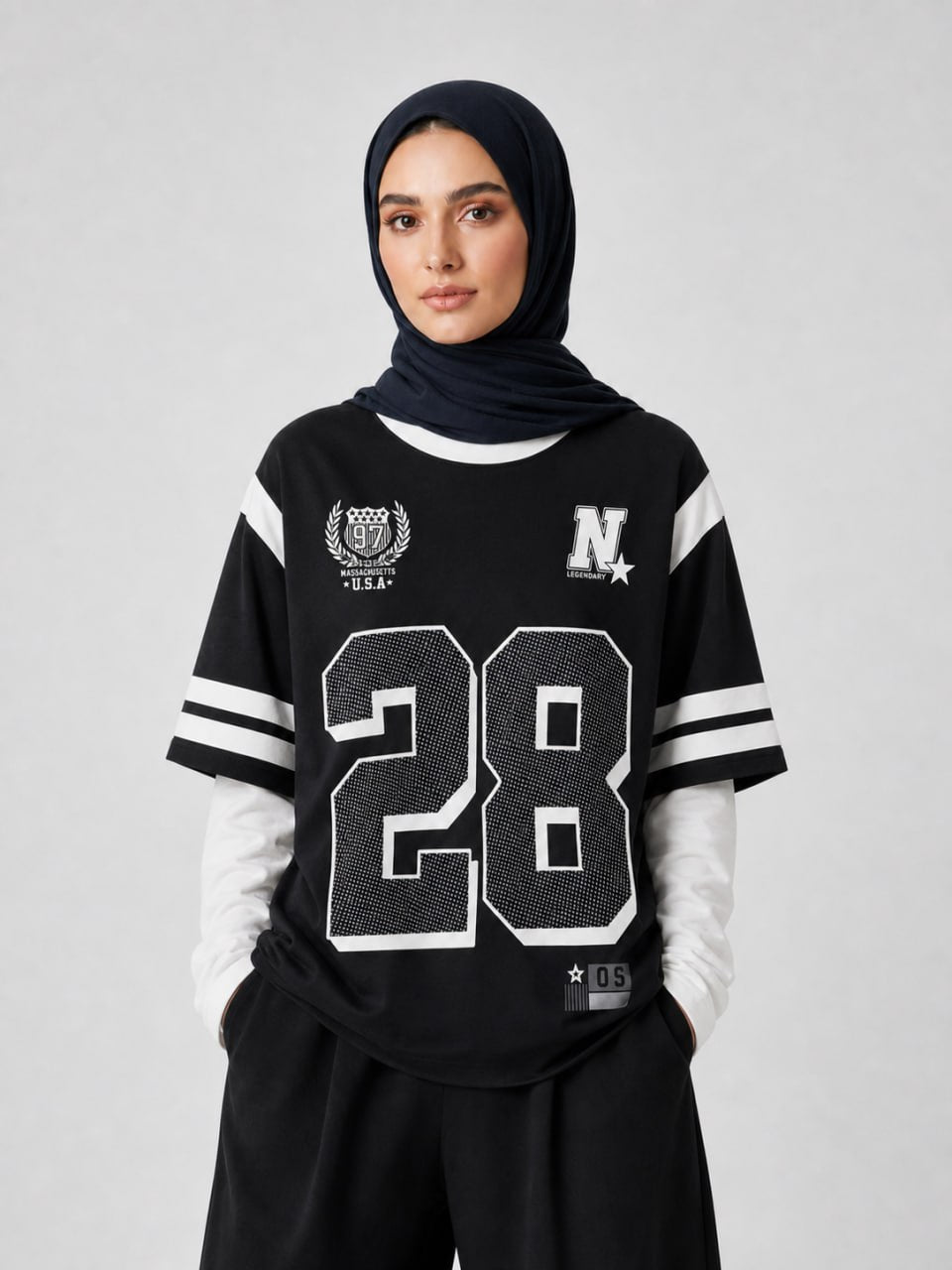 28 T-Shirt For Women Black